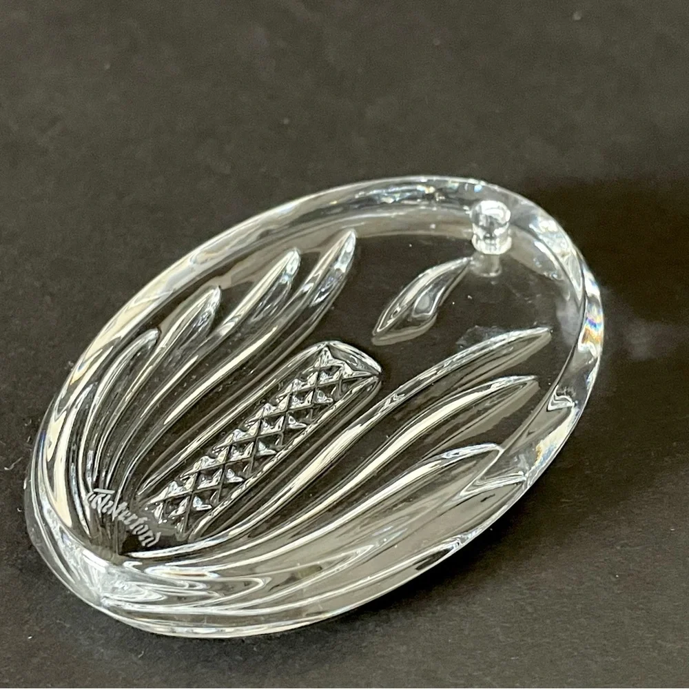 Lit Candle Ornament by Waterford Crystal